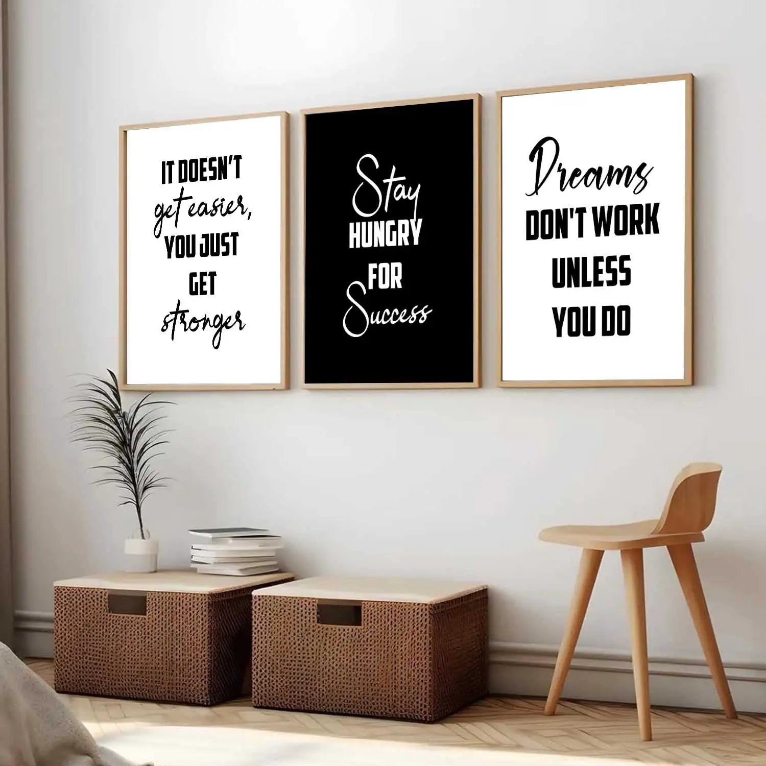 Motivational Wall Art Paintings for Living Room - Wall Poster With frames by Kotart store