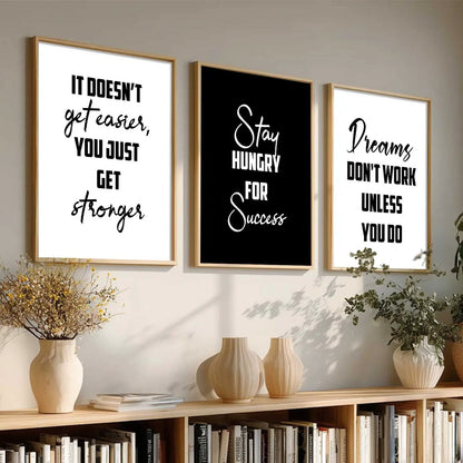Motivational Wall Art Paintings for Living Room - Wall Poster With frames by Kotart store