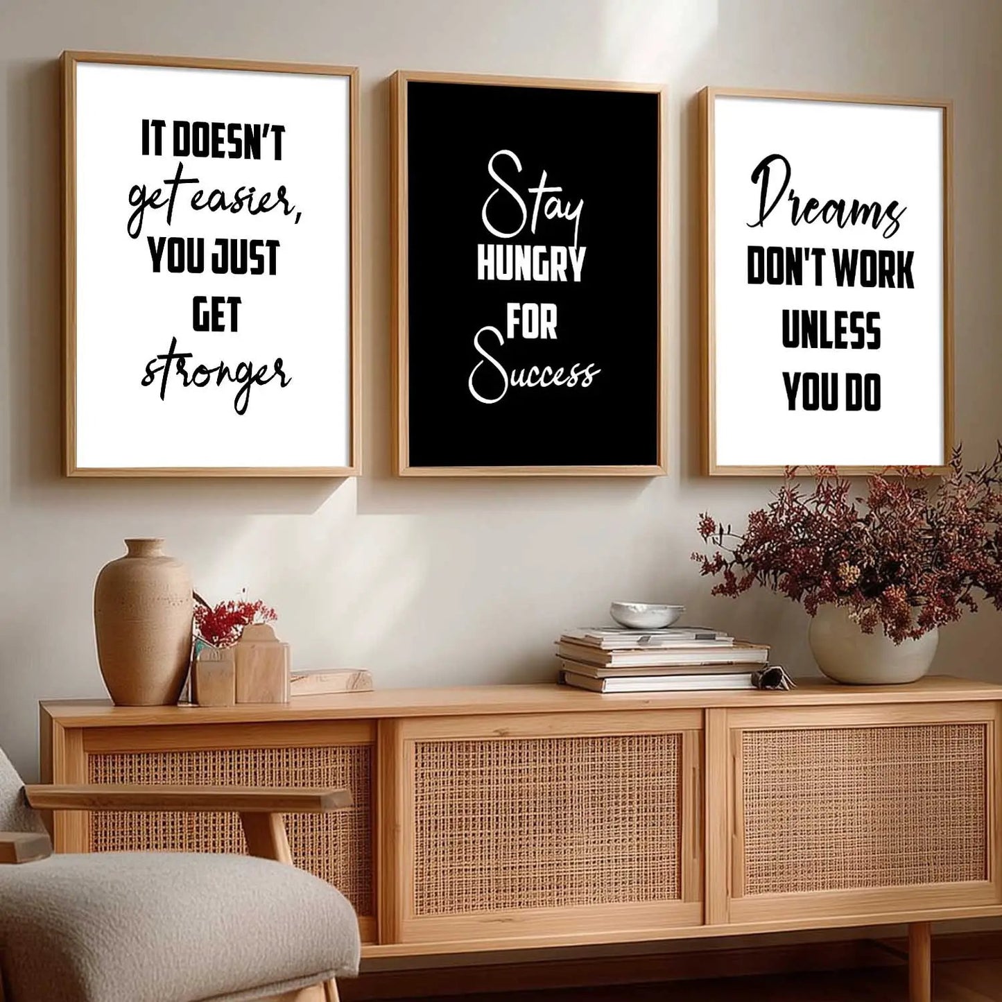 Motivational Wall Art Paintings for Living Room - Wall Poster With frames by Kotart store