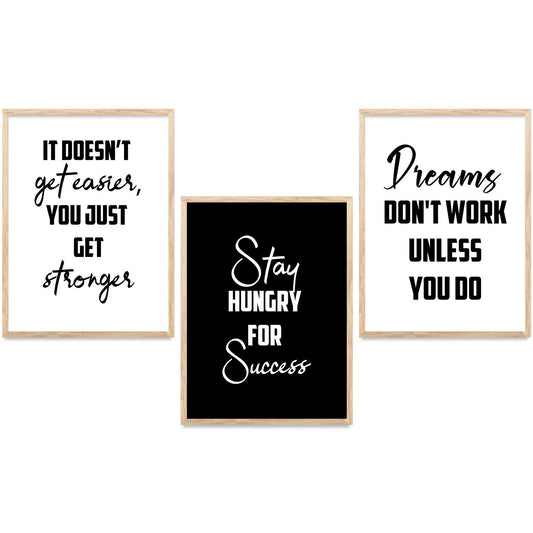 Motivational  Wall  Art Paintings for Living Room - Wall Poster With frames