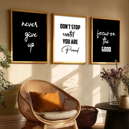 Motivational Wall Art Paintings for Living Room - Wall Poster With frames by Kotart store
