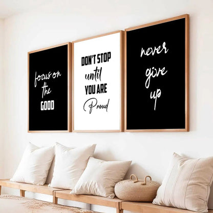 Motivational Wall Art Paintings for Living Room - Wall Poster With frames by Kotart store