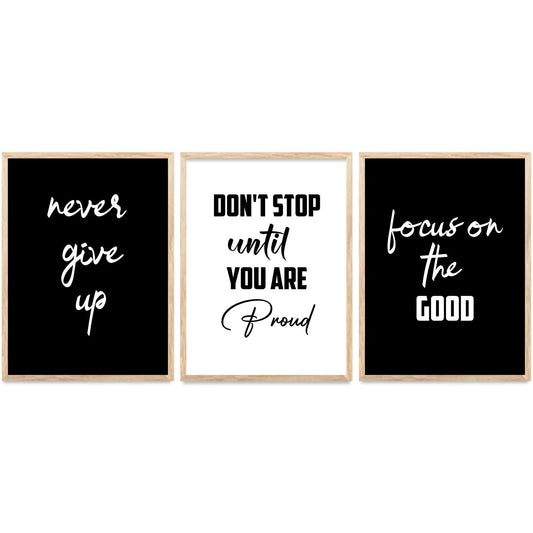 Motivational   Wall  Art Paintings for Living Room - Wall Poster With frames