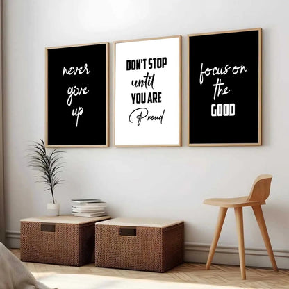 Motivational Wall Art Paintings for Living Room - Wall Poster With frames by Kotart store