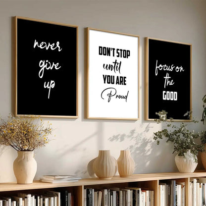 Motivational Wall Art Paintings for Living Room - Wall Poster With frames by Kotart store