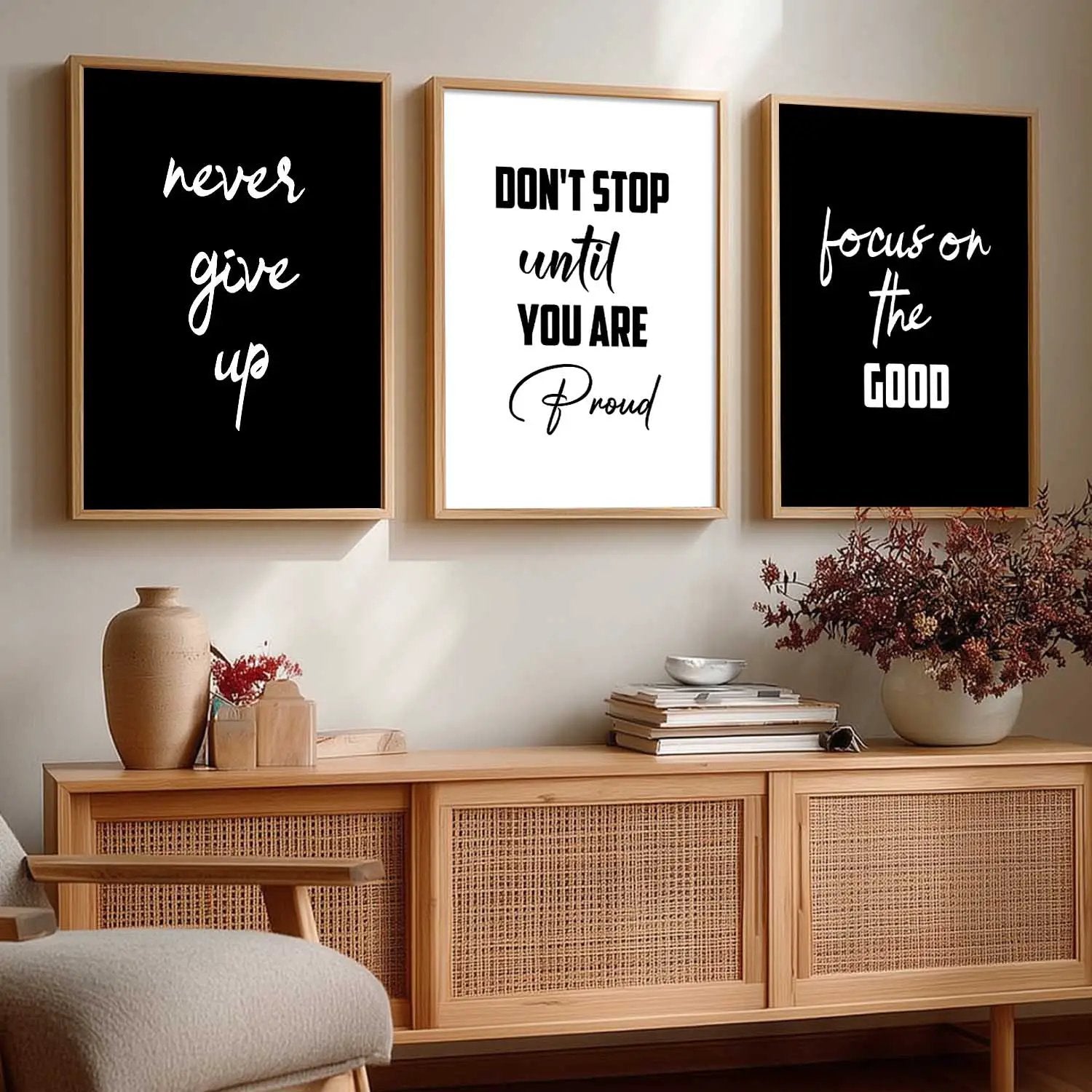 Motivational Wall Art Paintings for Living Room - Wall Poster With frames by Kotart store