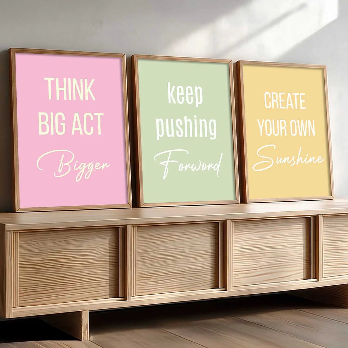 Motivational Wall Art Paintings for Living Room - Wall Poster With frames by Kotart store