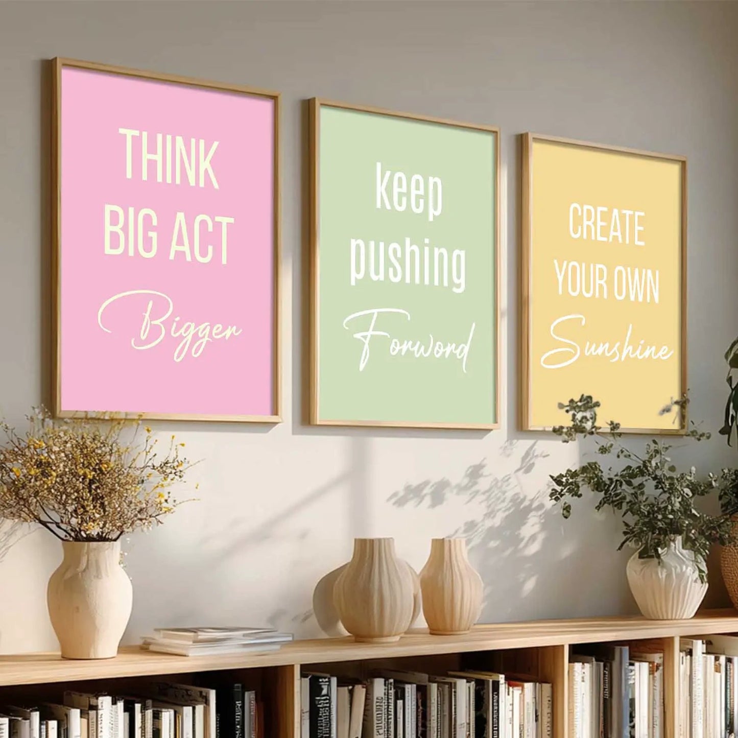 Motivational Wall Art Paintings for Living Room - Wall Poster With frames by Kotart store