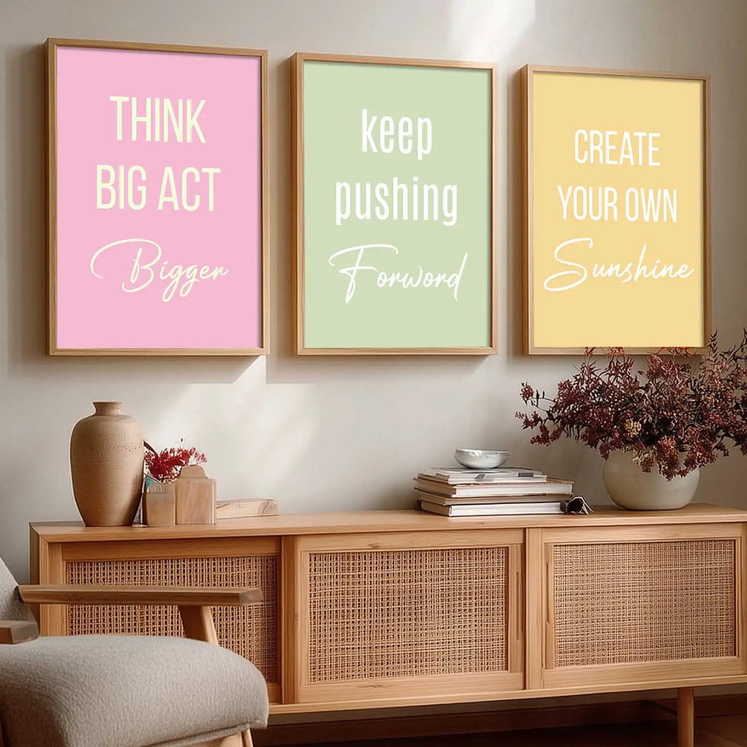 Motivational Wall Art Paintings for Living Room - Wall Poster With frames by Kotart store