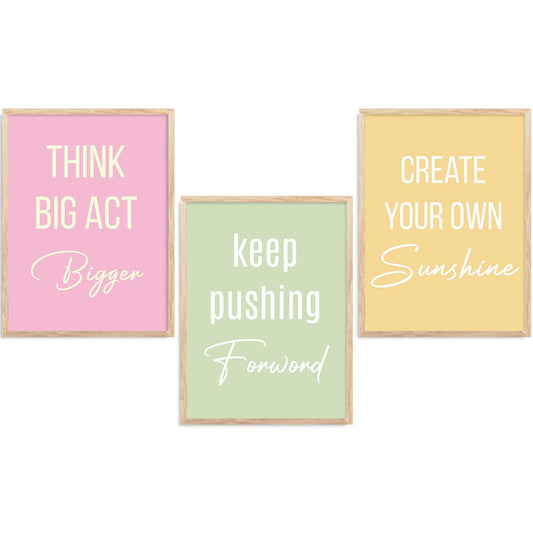 Motivational  Wall  Art Paintings for Living Room - Wall Poster With frames