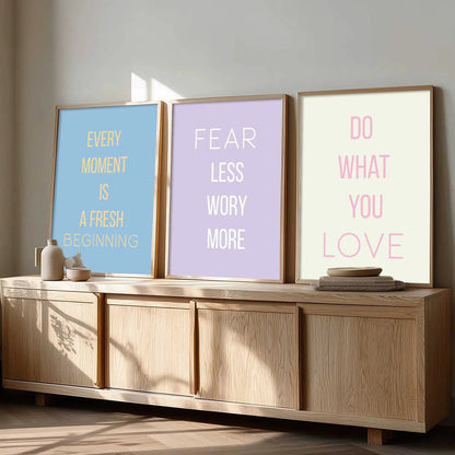 Motivational Wall Art Paintings for Living Room - Wall Poster With frames by Kotart store
