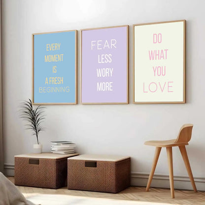 Motivational Wall Art Paintings for Living Room - Wall Poster With frames by Kotart store