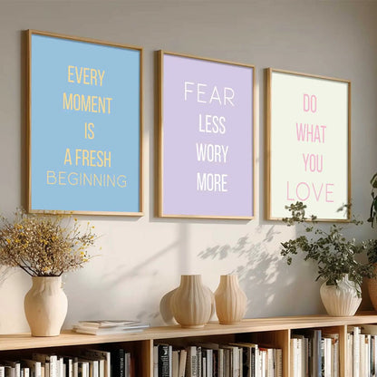 Motivational Wall Art Paintings for Living Room - Wall Poster With frames by Kotart store