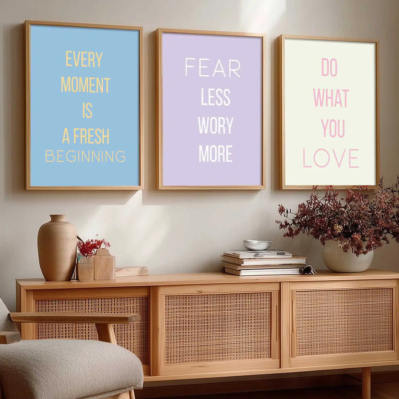 Motivational Wall Art Paintings for Living Room - Wall Poster With frames by Kotart store