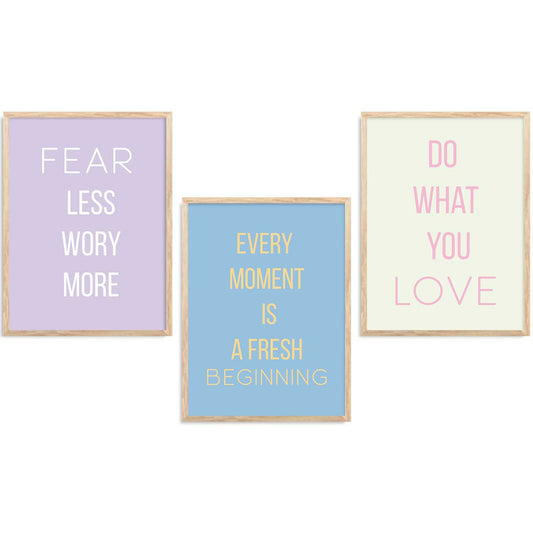 Motivational  Wall Art Paintings for Living Room - Wall Poster With frames