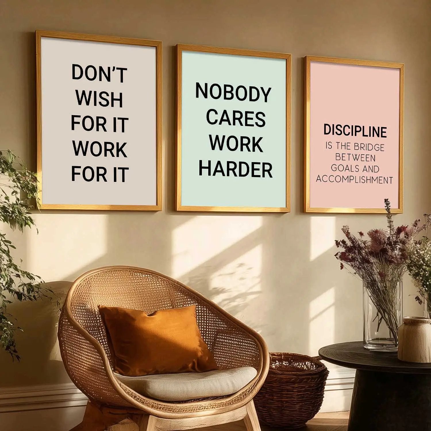 Motivational Wall Art Paintings for Living Room - Wall Poster With frames by Kotart store