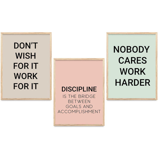 Motivational  Wall  Art Paintings for Living Room - Wall Poster With frames