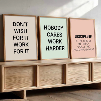 Motivational Wall Art Paintings for Living Room - Wall Poster With frames by Kotart store