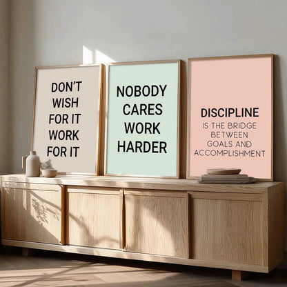 Motivational Wall Art Paintings for Living Room - Wall Poster With frames by Kotart store