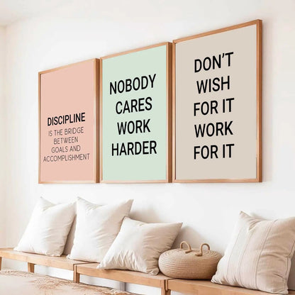 Motivational Wall Art Paintings for Living Room - Wall Poster With frames by Kotart store