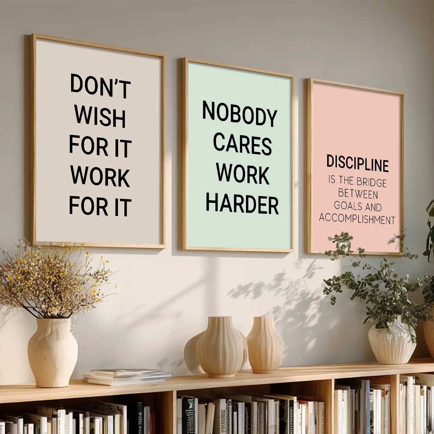 Motivational Wall Art Paintings for Living Room - Wall Poster With frames by Kotart store