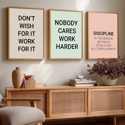Motivational Wall Art Paintings for Living Room - Wall Poster With frames by Kotart store
