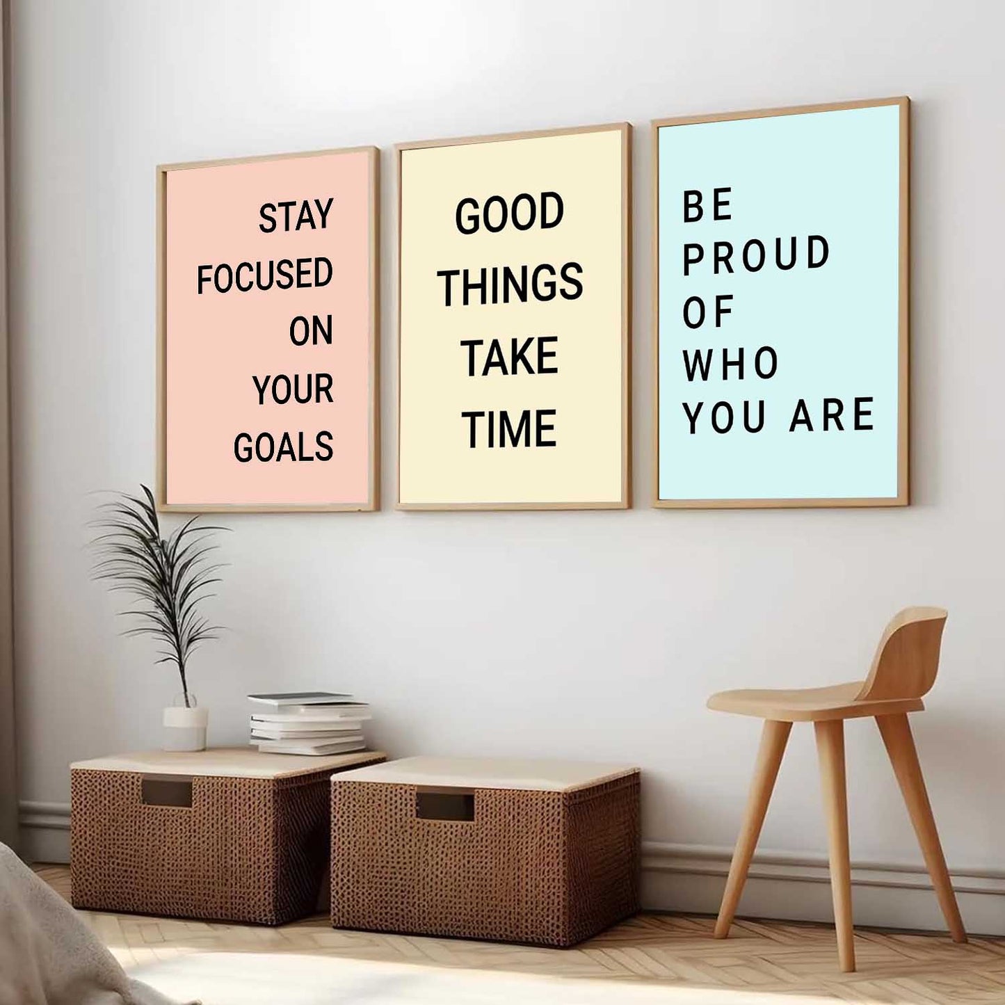 Motivational   Wall  Art Paintings for Living Room - Wall Poster With frames