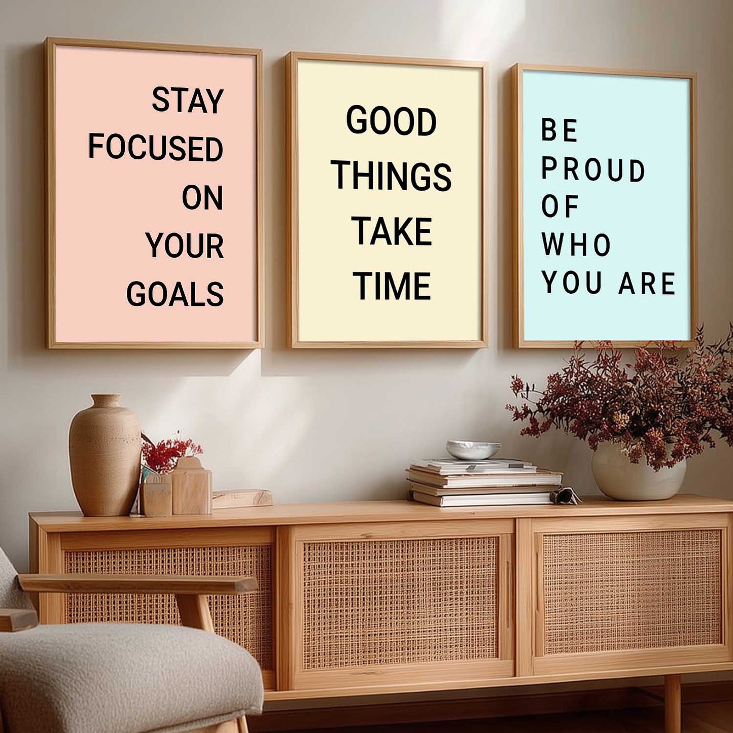 Motivational   Wall  Art Paintings for Living Room - Wall Poster With frames