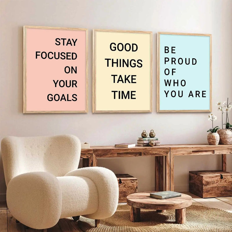 Motivational Wall Art Paintings for Living Room - Wall Poster With frames by Kotart store