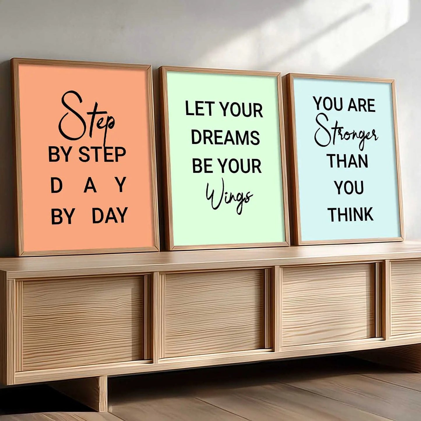 Motivational Wall Art Paintings for Living Room - Wall Poster With frames by Kotart store