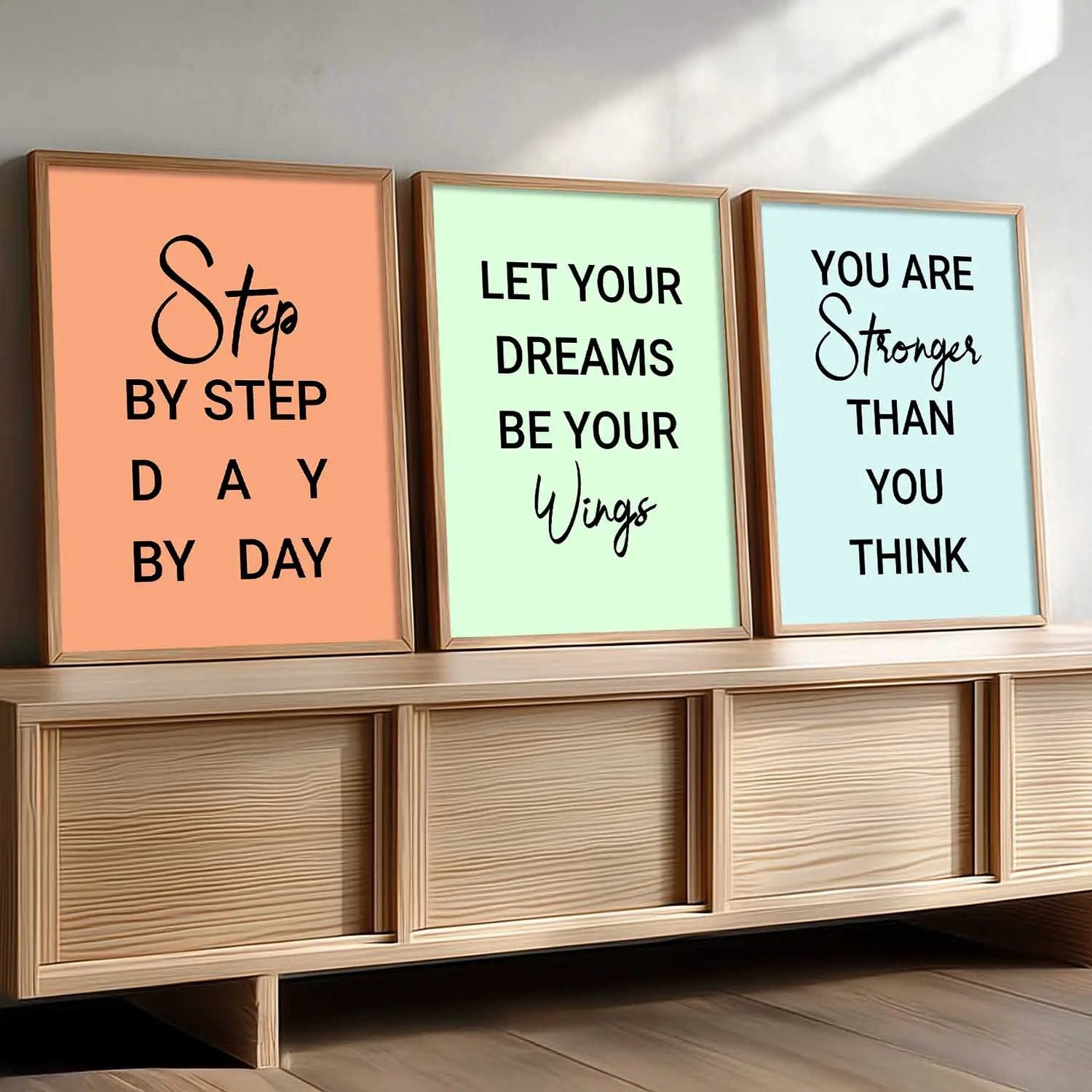 Motivational Wall Art Paintings for Living Room - Wall Poster With frames by Kotart store