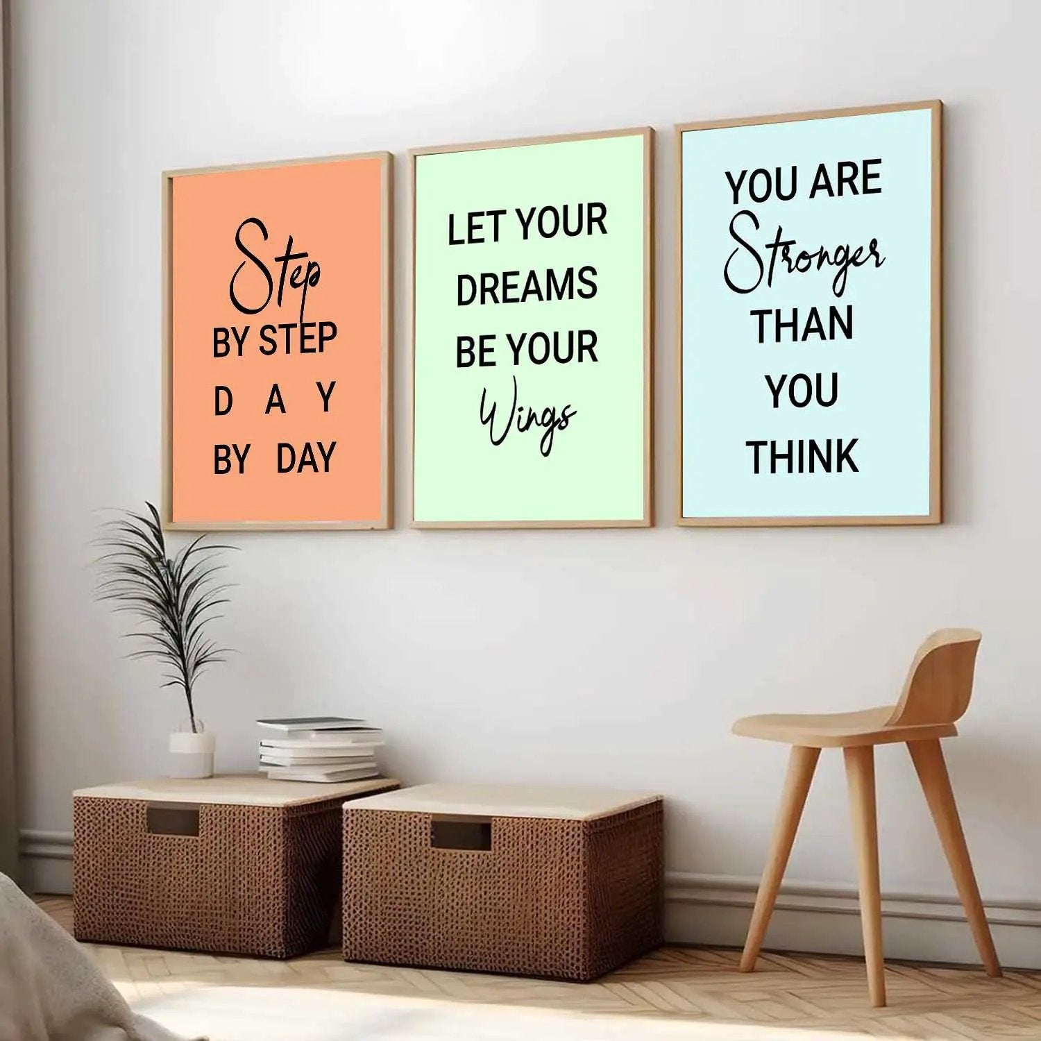 Motivational Wall Art Paintings for Living Room - Wall Poster With frames by Kotart store