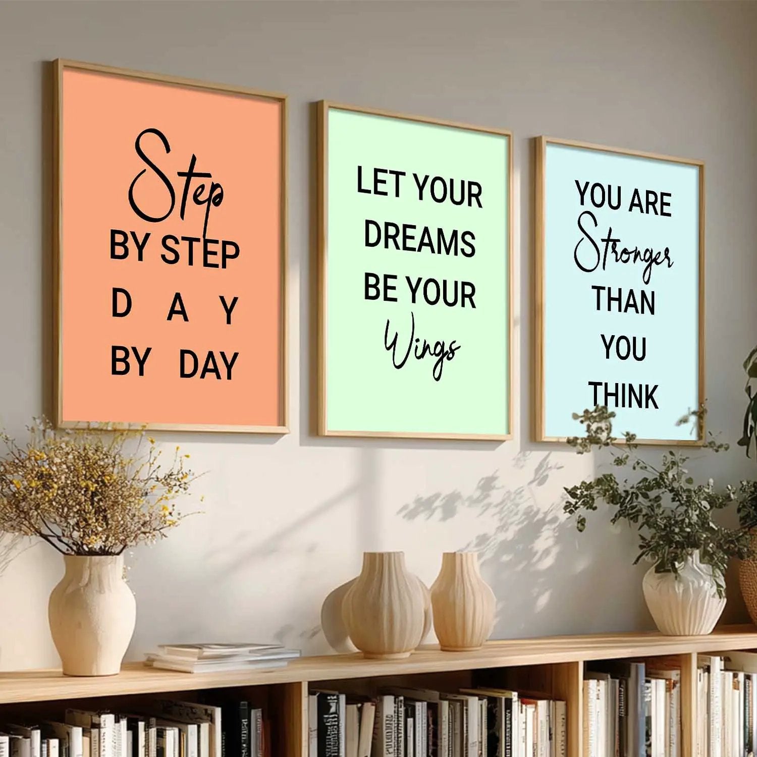 Motivational Wall Art Paintings for Living Room - Wall Poster With frames by Kotart store
