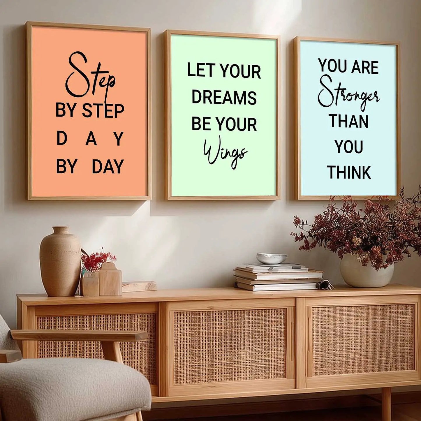 Motivational Wall Art Paintings for Living Room - Wall Poster With frames by Kotart store