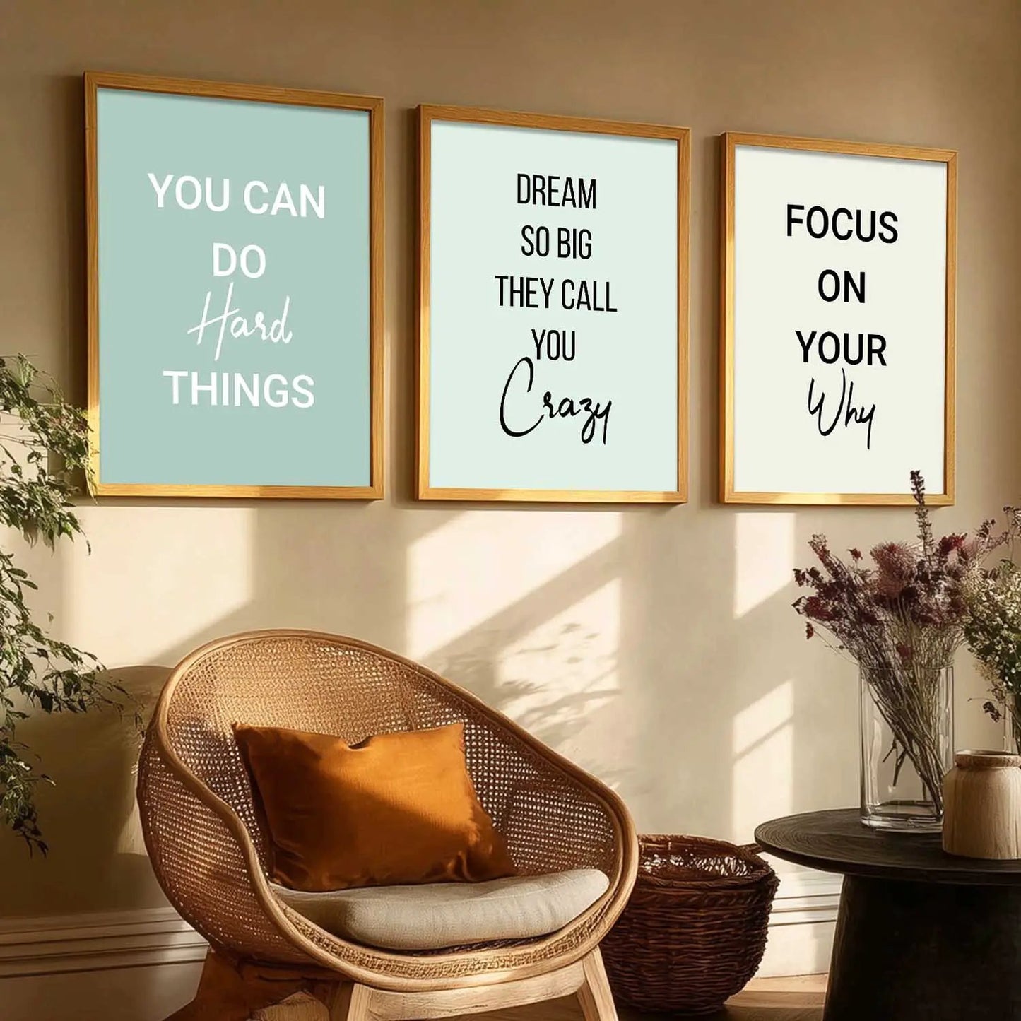 Motivational Wall Art Paintings for Living Room - Wall Poster With frames by Kotart store