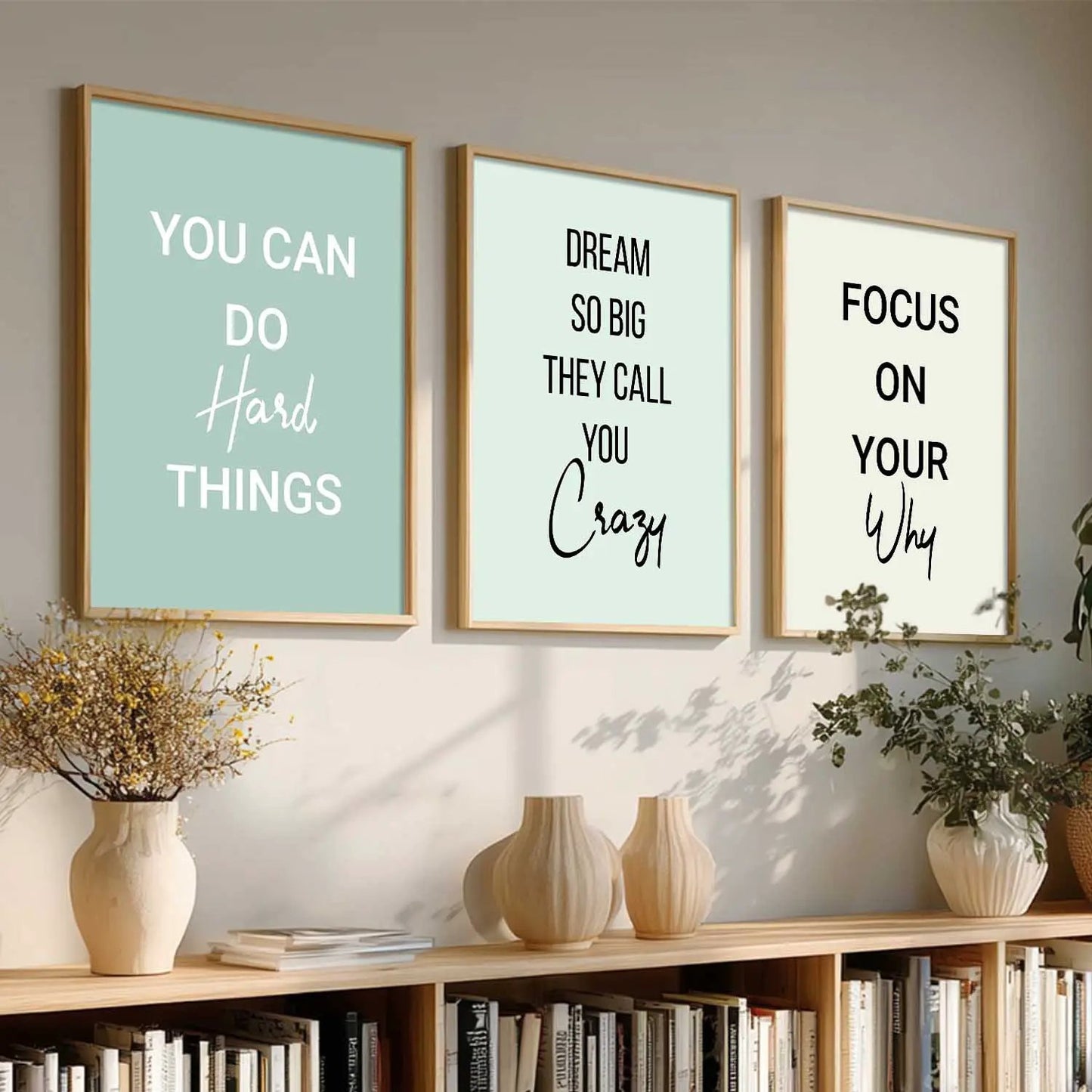 Motivational Wall Art Paintings for Living Room - Wall Poster With frames by Kotart store