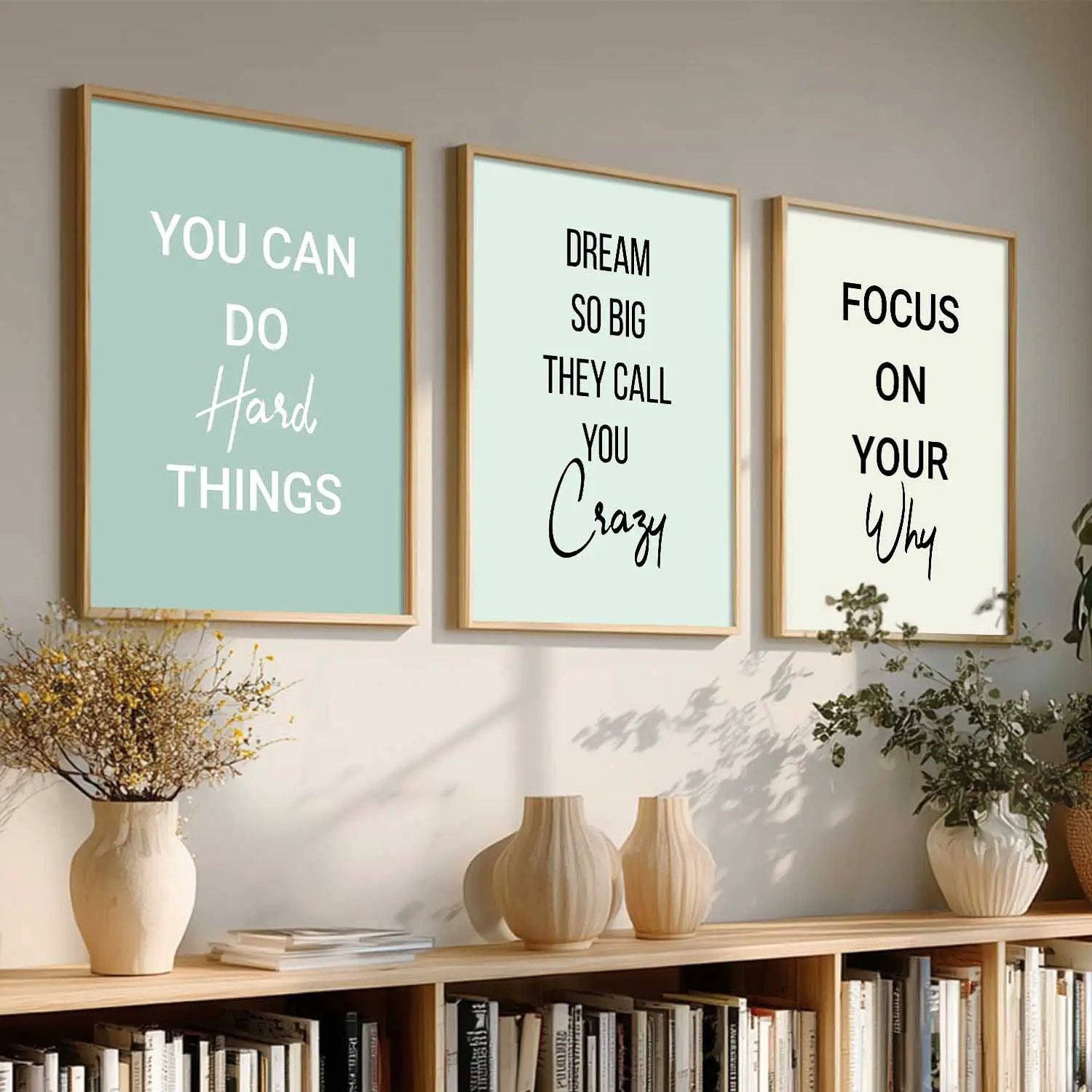 Motivational Wall Art Paintings for Living Room - Wall Poster With frames by Kotart store