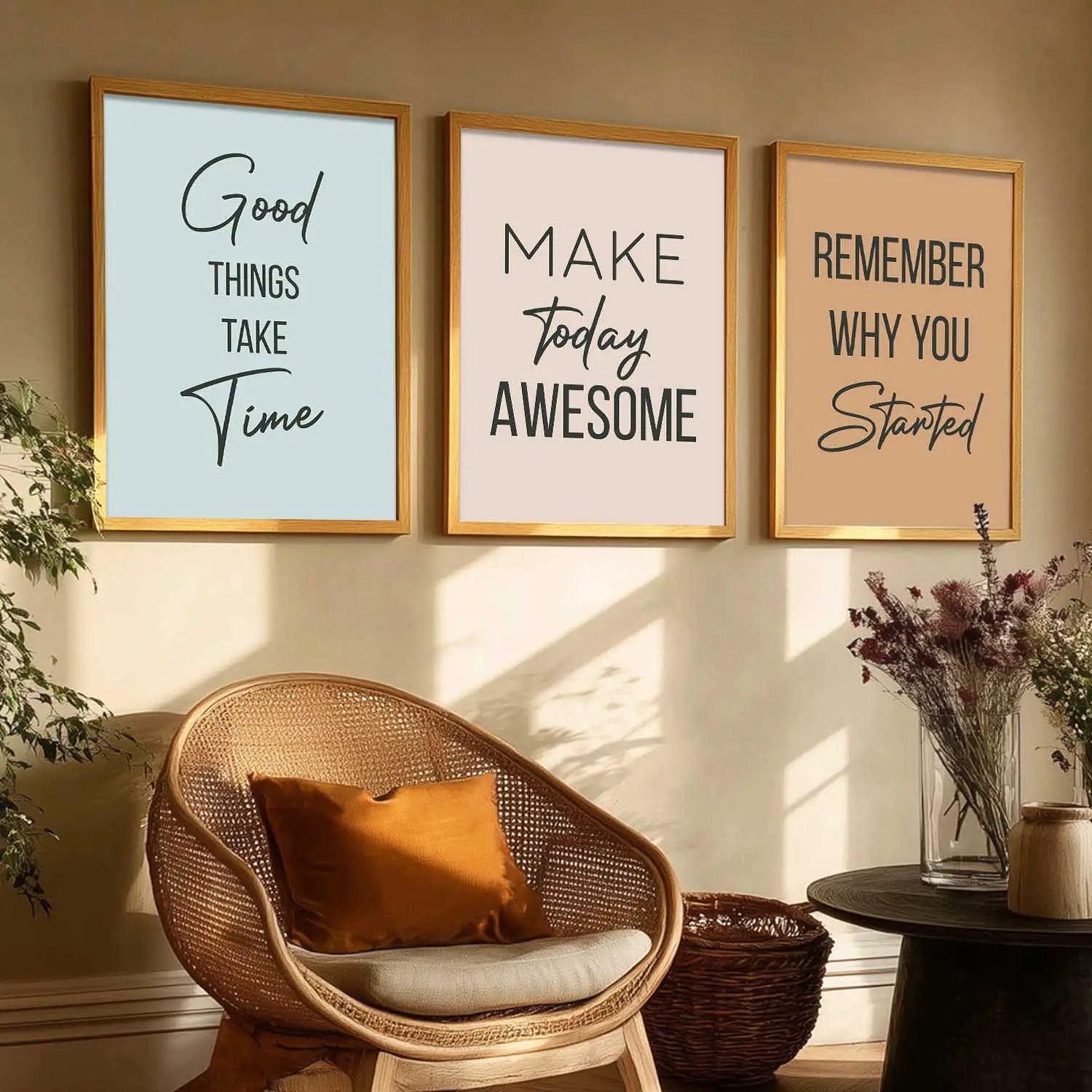 Motivational Wall Art Paintings for Living Room - Wall Poster With frames by Kotart store