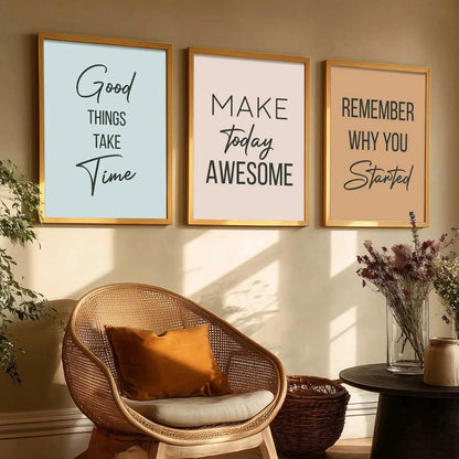 Motivational Wall Art Paintings for Living Room - Wall Poster With frames by Kotart store