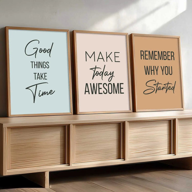 Motivational Wall Art Paintings for Living Room - Wall Poster With frames by Kotart store