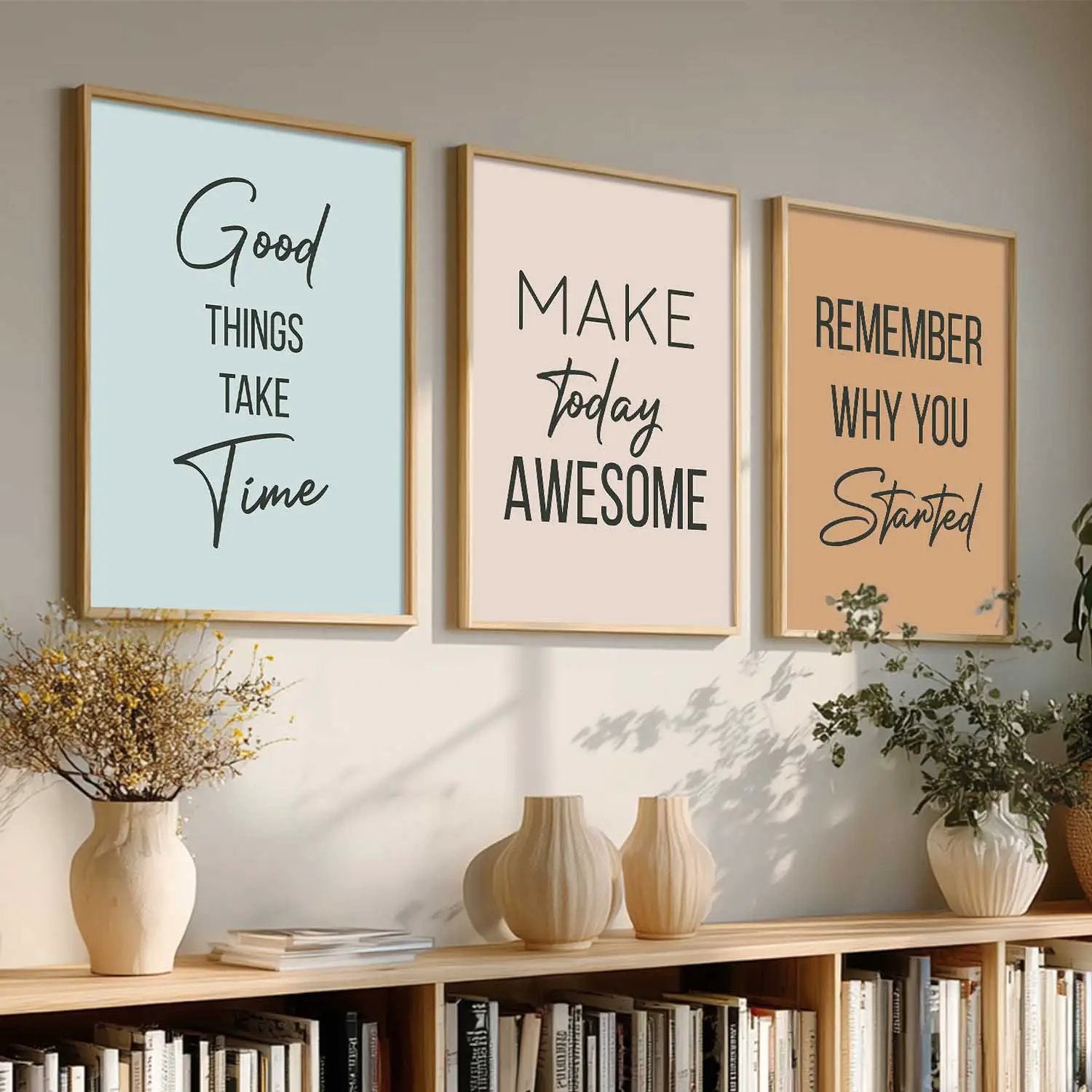 Motivational Wall Art Paintings for Living Room - Wall Poster With frames by Kotart store