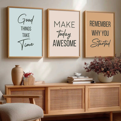 Motivational Wall Art Paintings for Living Room - Wall Poster With frames by Kotart store