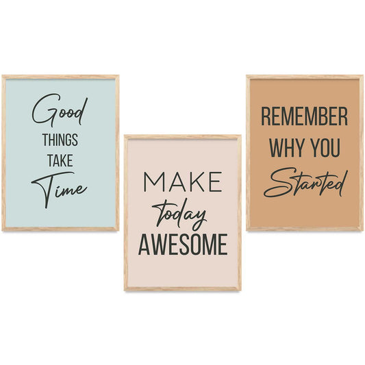 Motivational  Wall  Art Paintings for Living Room - Wall Poster With frames