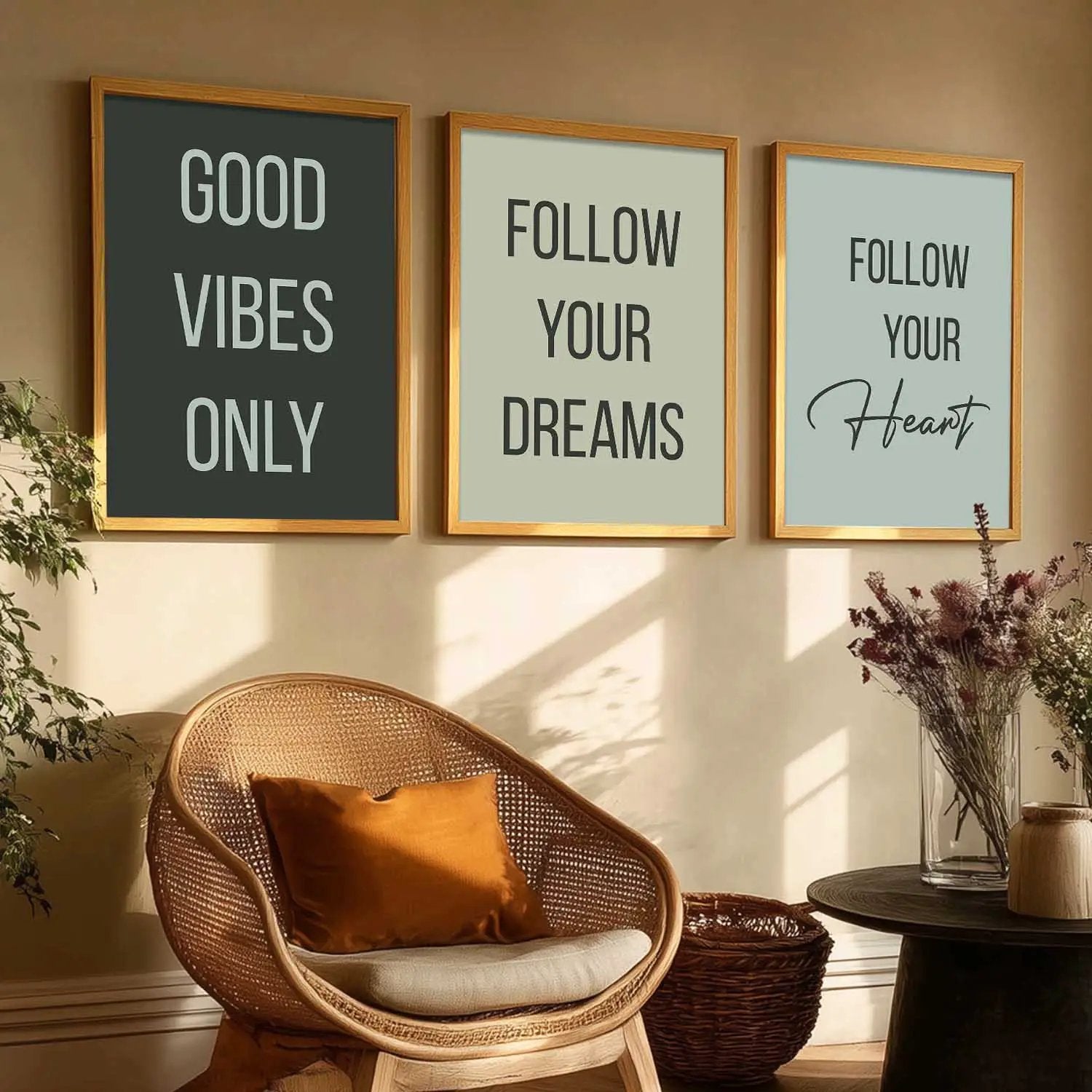 Motivational Wall Art Paintings for Living Room - Wall Poster With frames by Kotart store