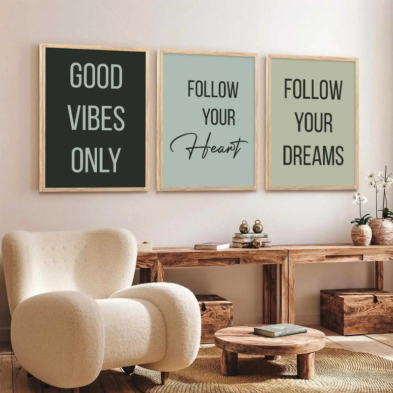 Motivational Wall Art Paintings for Living Room - Wall Poster With frames by Kotart store