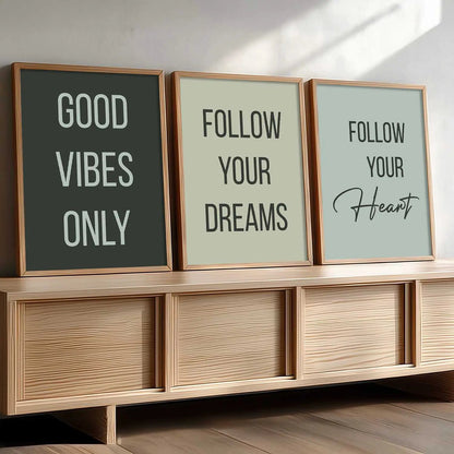 Motivational Wall Art Paintings for Living Room - Wall Poster With frames by Kotart store