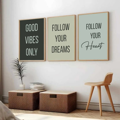 Motivational Wall Art Paintings for Living Room - Wall Poster With frames by Kotart store