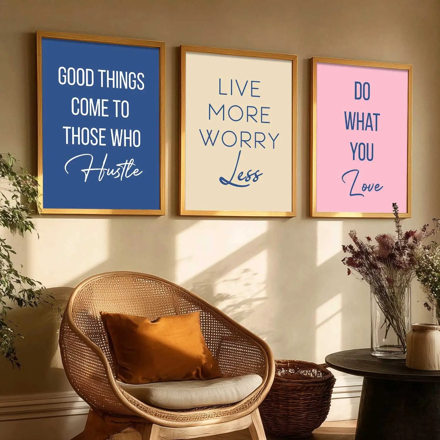 Motivational Wall Art Paintings for Living Room - Wall Poster With frames by Kotart store