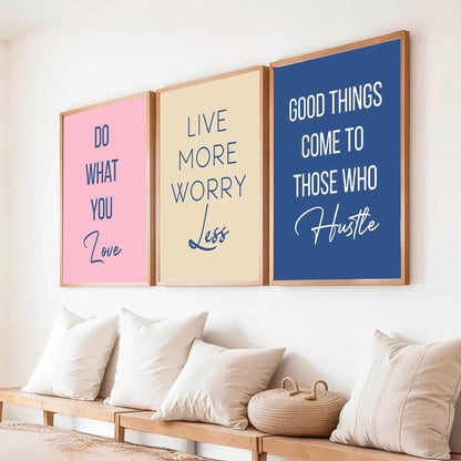 Motivational Wall Art Paintings for Living Room - Wall Poster With frames by Kotart store