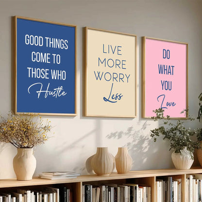 Motivational Wall Art Paintings for Living Room - Wall Poster With frames by Kotart store
